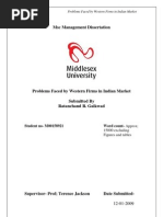 Download Problems Faced by Western Firms in Indian Market by sanjayjamwal SN14040258 doc pdf