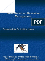 Behaviour Management DR