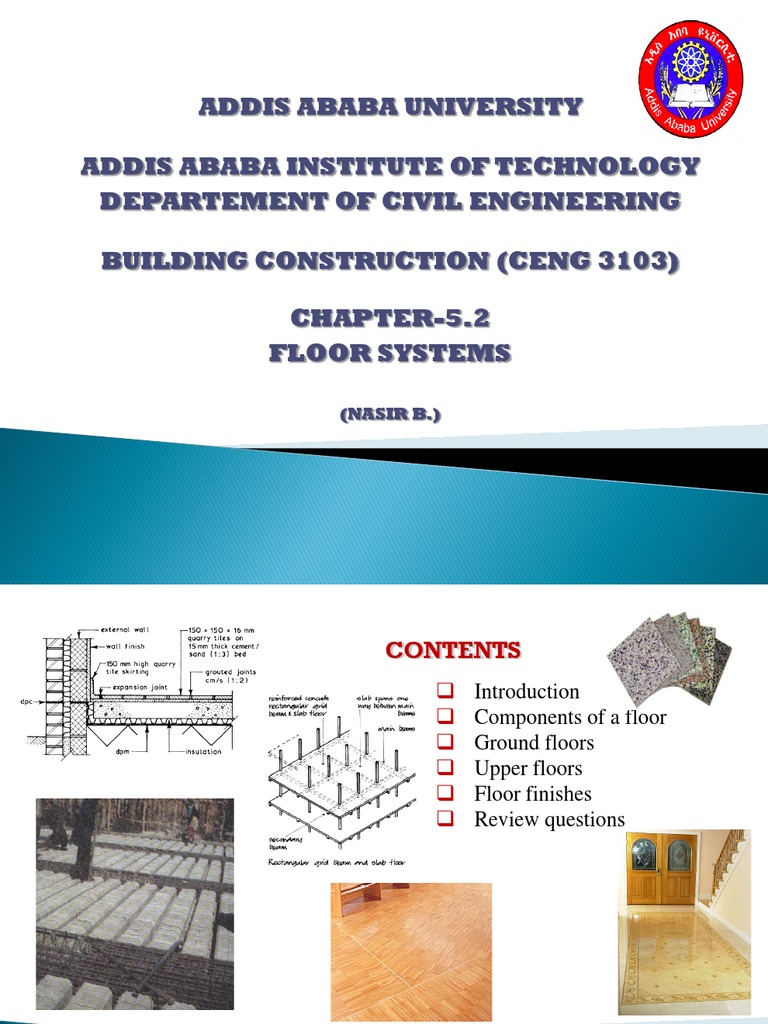 Overview of Floor Systems in Construction | PDF | Flooring | Concrete