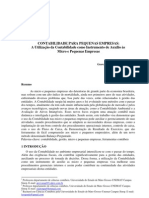 Artigo 13contabilidade para Pequenas Empresas