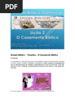 Estudo Biblico -O Casamento Biblico