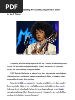 Lauryn Hill's Real Crime? She Broadcast A "Conspiracy Theory."