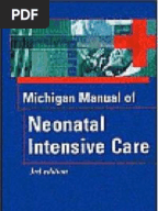 NICU Manual Cheat Sheet