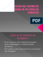 Obtención Del Volumen de Tierra de Una Presa