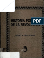 Miguel Alessio Robles - História Política de La Revolución, Tomo 1