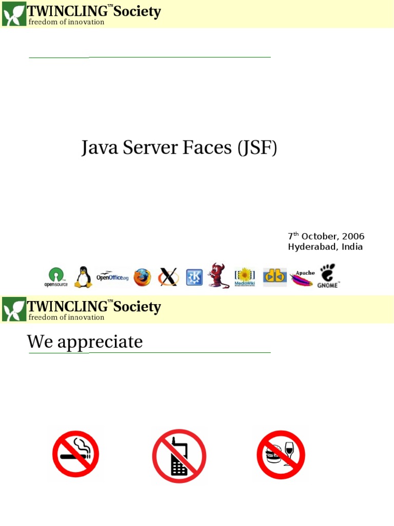 Java server faces jsf 7 october 2006 hyderabad india pdf java