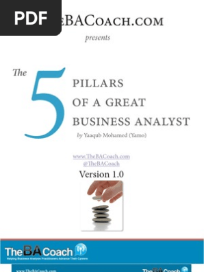 The Five Pillars of a Great Business Analyst_V1.0