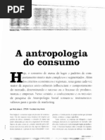 Antropologia Do Consumo