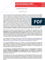 La reacción internacional al DSM-5