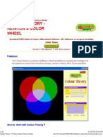 Colour Theory - Newton's Color Wheel 3