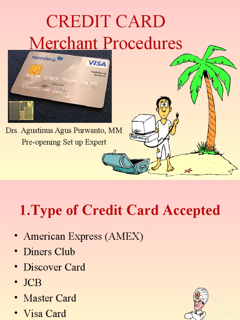 Credit Card Merchant Procedures Guide | PDF | Credit Card | Services ...