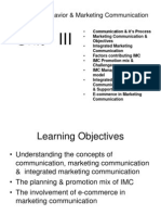 Unit - III: Consumer Behavior & Marketing Communication