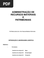 Adm Materiais - Introdução à abordagem logística