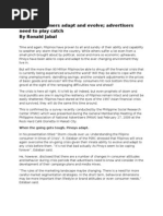 Download Filipino Consumers Behavior during Crisis effects on brands by rfjabal SN14048245 doc pdf