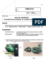 Sony Limpieza Unidad Optica KSS213 en Potugues PDF