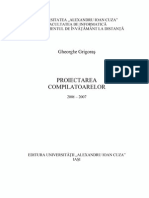 Proiectarea Compilatoarelor PDF
