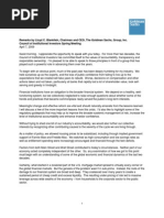 Download Lloyd Blankfein Speech to the Council of Institutional Investors April 7 2009 by Wall Street Folly SN14049013 doc pdf