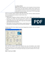 Download Pengertian Dan Penjelasan Software CPUz by syahroel778583 SN140501057 doc pdf