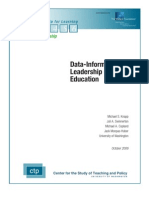 Data Informed Leadership