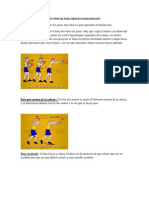 LOS TIPOS DE PASES BÁSICOS EN BALONCESTO