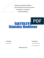 Satelite Simon Bolivar MICHAEL TRABAJO