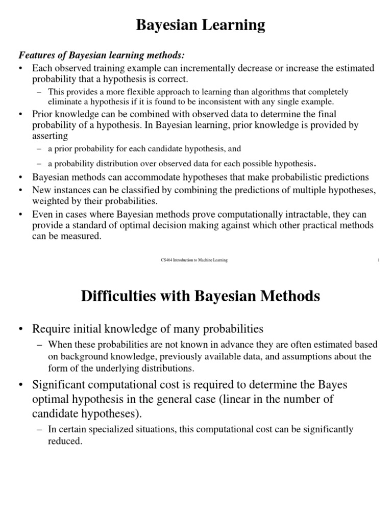 Bayesian Learning in Machine Learning | PDF | Normal Distribution ...