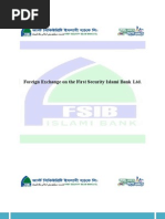 Foreign Exchange On First Security Islami Bank LTD