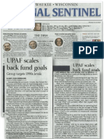 UPAF in The Milwaukee Journal Sentinel 3-27-09