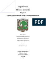 Download TUGASBESARMetodeNumerikbyAriefKurniawanSN140533525 doc pdf