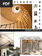 APRESENTAÇÃO - Circulação Vertical - escada reta -  aula 01