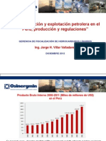 7.La Exploracion y Explotacion Petrolera en El Peru, Produccion y Regulaciones