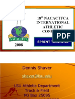Shaver - Sprint Training