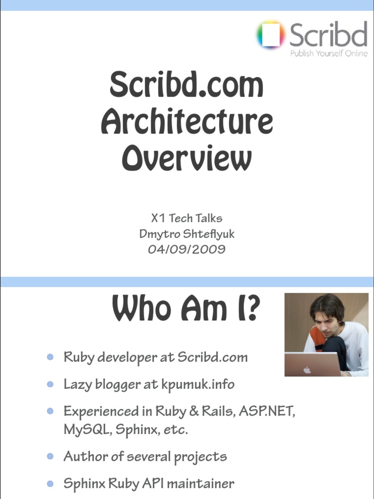 Scribd Architecture Overview | PDF