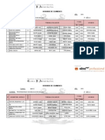 Horarios de Examenes Turno Mayo 2013