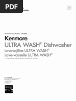 Kenmore - 665 1328 Dishwasher User Guide