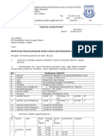 Surat Rasmi Ambil Duit Tunai Drp. Dewan Makan