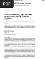 A Historicidade de Cabra Marcado Para Morrer (1964-84, Eduardo Coutinho)