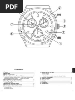 Download How to set up date and time on a Citizen perpetual calendar chronograph watch by Walther SN14055306 doc pdf