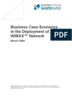 Business Case Scenarios in the Deployment of a WiMAX™ Network
