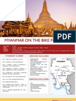
Myanmar on the bike for 10 days