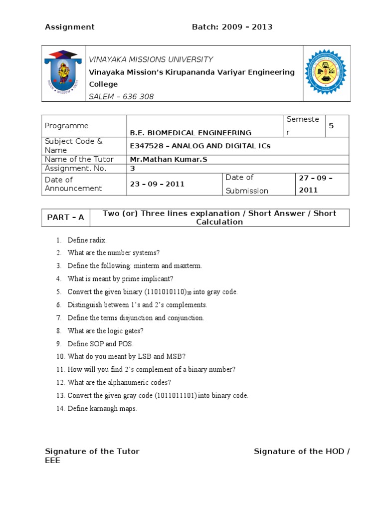 Adic Assignment - 3 Without WM | PDF | Algebra | Theoretical Computer ...