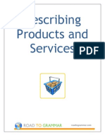 ESL Vocabulary Worksheet: Describing Products and Services