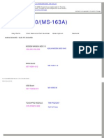 GX600 (MS-163A) Part Number