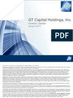 GT Capital Holdings Investor Update FINAL