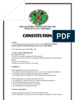 Msa Constitution For Npo