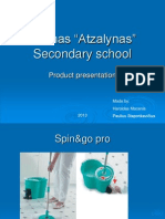 Kaunas “Atzalynas” Secondary school product presentation