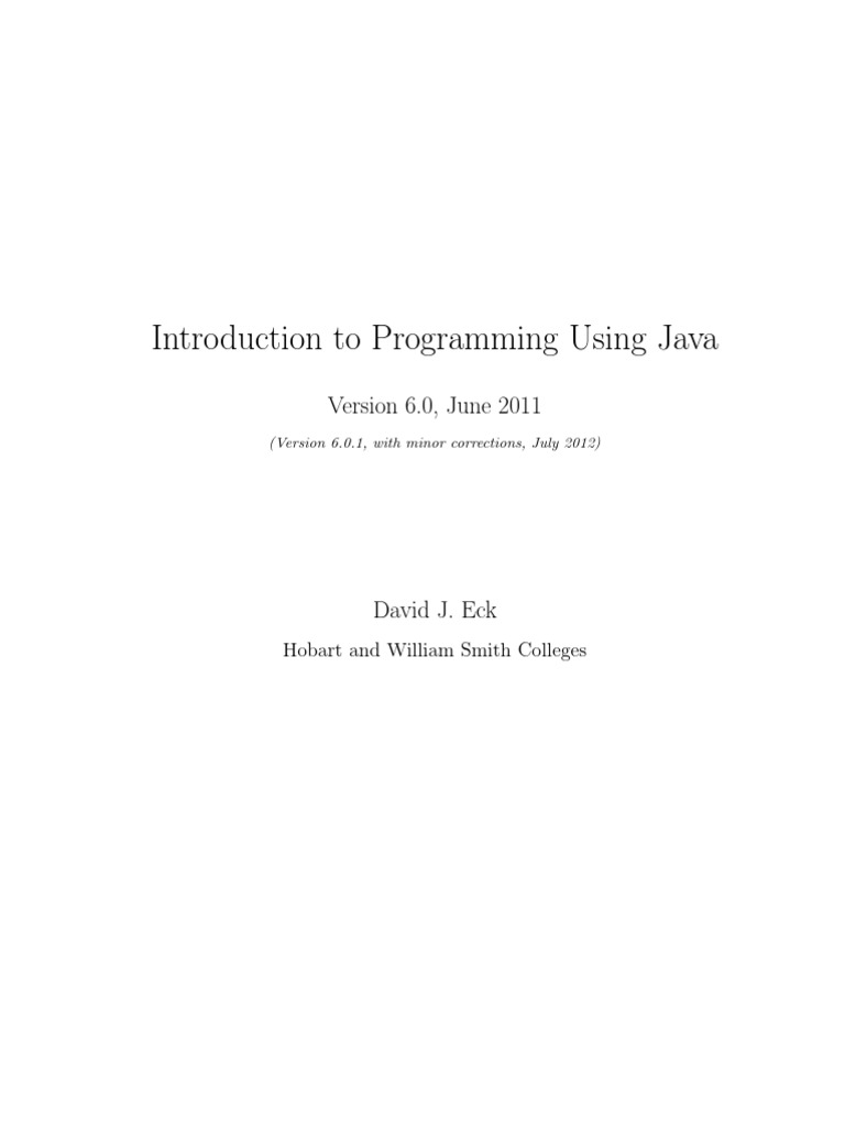 Java Notes 6 | PDF