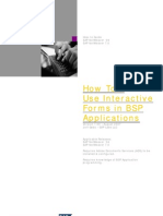 Interactive Forms in BSP