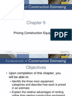 Pricing Construction Equipment
