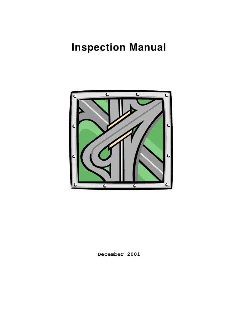 Inspection Manual: Inspection Manual Cover Inspection Manual Cover ...